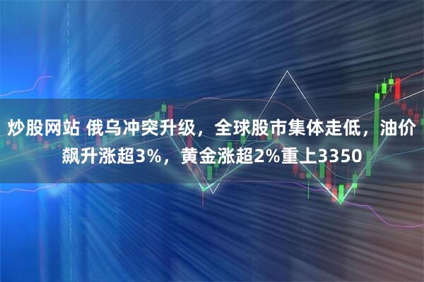炒股网站 俄乌冲突升级，全球股市集体走低，油价飙升涨超3%，黄金涨超2%重上3350